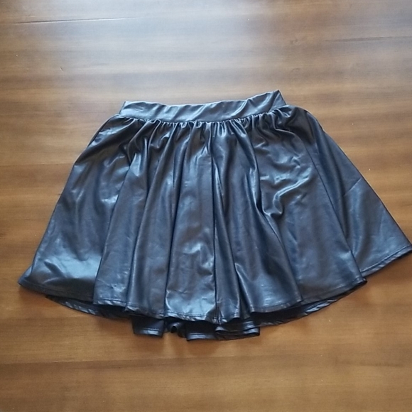 KTOO Dresses & Skirts - Faux leather mini skirt